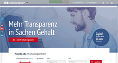Desktop Screenshot of gehaltsreporter.de