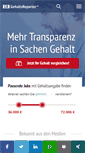 Mobile Screenshot of gehaltsreporter.de